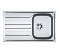 Franke Évier à encastrer Spark SKL611-86 Inox Dekor® 45 cm avec siphon