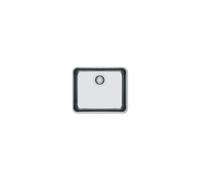Franke-Évier BMG MU PLUS (montage supérieure rectangulaire en acier inoxydable acier inoxydable rectangulaire 480 x 400 mm)