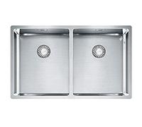 Franke-Évier BXX 220-34-34 (montage supérieure rectangulaire en acier inoxydable acier inoxydable rectangulaire-340 x 410 mm)