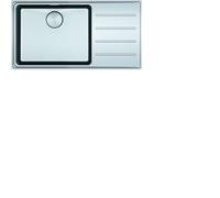 Franke Évier en Acier Inoxydable Myx 211-86 Acier Inox Bouton Poussoir Inox