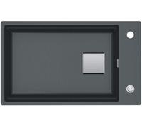 Franke évier encastrable cube KNG 110-62 graphite 125.0512.512 évier en grani...