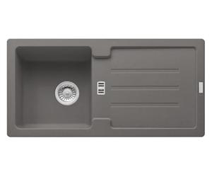 Franke évier encastrable Strata STG 614 Fragranit DuraKleenPlus / gris pierre / cuve réversible - 1140197797