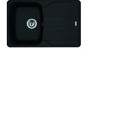 Franke Évier Fragranit AZG 611-78 Noir Mat Avec Bouton Rotatif