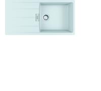 Franke Évier Fragranit CNG 611-100 Glacier Bouton Rotatif En Acier Inoxydable