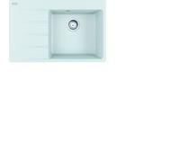 Franke Évier Fragranit CNG 611-78 A Glacier Avec Bouton En Acier Inoxydable