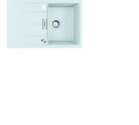 Franke Évier Fragranit CNG 611-78 Glacier Avec Bouton En Acier Inoxydable