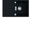 Franke Évier Fragranit CNG 611-78 Noir Mat Bouton En Acier Inoxydable