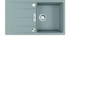 Franke Évier Fragranit CNG 611-86 Pierre Grise Bouton En Acier Inoxydable