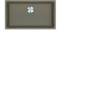 Franke Évier Fragranit MRG 110-72 Cashmere Bouton Poussoir Acier Inoxydable