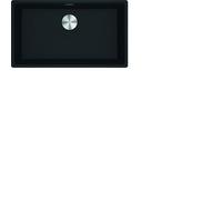 Franke Évier Fragranit MRG 110-72 Noir Mat Bouton-Poussoir