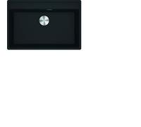 Franke Évier Fragranit MRG 610-72 A BlackMatt Bouton Poussoir Acier Inoxydable