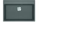 Franke Évier Fragranit MRG 610-72 A Gris Pierre Bouton Poussoir Acier Inoxydable