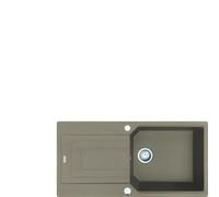 Franke Évier Fragranit UBG 611-100 Cashmere Bouton En Acier Inoxydable