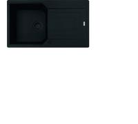 Franke Évier Fragranit UBG 611-86 Noir Mat Avec Bouton Rotatif