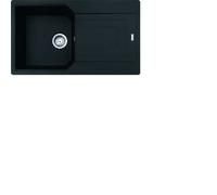 Franke Évier Fragranit UBG 611-86 Noir Mat Avec Bouton Rotatif