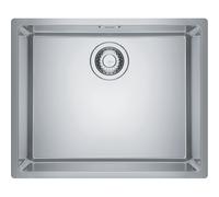 FRANKE Evier sous plan 122.0541.467 MARIS MRX 110-50 avec panier-filtre comme commande manuelle 3 1/2 pouces, pour meubles bas à partir de 60 cm / Evier sous plan / Evier inox