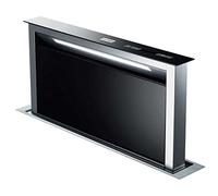 Franke FDW 908 IB XS Hotte/table Hotte/Verre/25,0 cm/table Hotte aspirante avec télécommande/éclairage LED/Inox/Noir