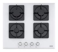 Franke FHNS 604 4G WH C Plaque à gaz intégrée blanche - Verre, fonte, 1000 W