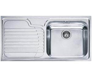 Franke Galassia GAX 611, 1000x500 mm, évier inox lisse, cuve droite 022658
