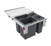 Franke Garbo poubelle 38 l acier-gris 121.0200.680