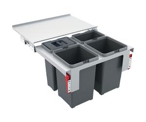 Franke Garbo poubelle 40 l acier-gris 121.0200.676
