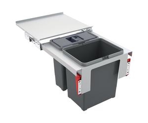Franke Garbo poubelle 48 l acier-gris 121.0200.692