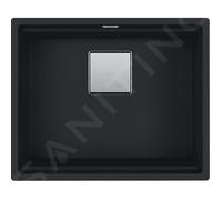 Franke Kubus 2 Évier en Fragranite KNG 110-52, 560x460 mm, noir mat 125.0627.319