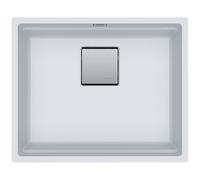 Kubus 2 KNG 110-52 Fragranit+ Évier de cuisine sous-plan Blanc glace