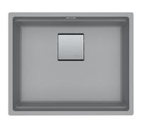 Franke - Kubus 2 KNG 110-52 Fragranit+ Évier de cuisine sous-plan Pierre grise