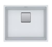 Franke kubus 2 kng 110-52 fragranit+ évier de cuisine sous-plan blanc glace Blanc G