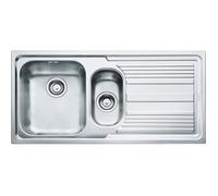 Franke LLL 651 Évier à poser 2 bacs inox 100 x 50 cm rectangulaire