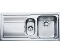 Franke Logica Line évier en acier inoxydable 100x50 cm acier 101.0086.254