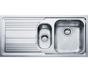 Franke Logica Line évier en acier inoxydable 100x50 cm acier 101.0086.254