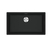 Franke Maris Evier à encastrer bassin en fragranite MRG 110-72 Black Matt Bouton-poussoir à partir de 80 cm 125.0683.110