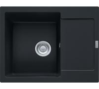 Franke Maris évier à encastrer Fragranit évier MRG 611-62 BlackMatt bouton-poussoir acier inoxydable à partir de 45 cm 114.0627.368