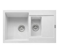 Franke - Maris - évier En Fragranit Mrg 651-78, 78x50 Cm, Blanc Artic 114.0285.325