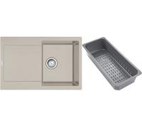 Franke Maris évier en granit avec égouttoir 78x50 cm beige 114.0741.970
