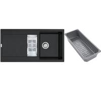 Franke Maris évier en granit avec égouttoir 97x50 cm gris/graphite/onyx 114.0743.076