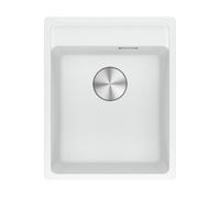 Franke Maris lavabo à encastrer cuvette Fragranit MRG 610-37 A Glacier commande manuelle à partir de 45 cm 114.0658.219