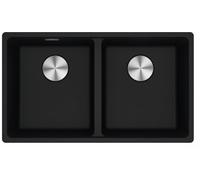 Franke Maris MRG 120-35-35 Fragranite onyx évier double sous plan