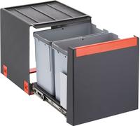 Franke Maris Poubelle / Collecteur de déchets Sorter Cube 40 2 fois 2x14 Coulisse automatique à partir de 40 cm 134.0039.332