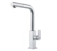 Franke Mitigeur FC 7853 Mythos – Inox, douchette monojet, bec coulissant – 115.0547.853