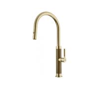 Franke 115.0711.558, Robinet de cuisine Mythos Masterpiece pull-out spray, Gold