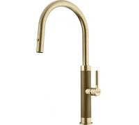 Franke Mythos Masterpiece Pull-Out Spray mitigeur de cuisine sur pied or/vieil or 115.0711.558