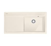 Franke Mythos MTK-611-I, Lavabo de comptoir, Rectangulaire, Céramique, Beige, 1 cuve(s), Rectangulaire