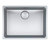 Franke Mythos MYX 110.55 évier en acier inoxydable 55x40cm sous plan 122.0626.398