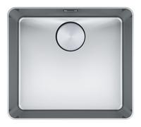 Cuve Mythos MYX 210-45 Inox 1 cuve r25/10 sans égouttoir à encastrer 46,2 x 41,2 cm