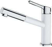 Franke Orbit mitigeur de cuisine sur pied chrome-blanc 115.0623.139