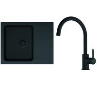 Franke Orion évier avec mitigeur noir/noire 1430.733.330