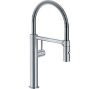 Franke Pescara L Mitigeur Lateral Semi-Pro Haute Pression Inox Argent 10480